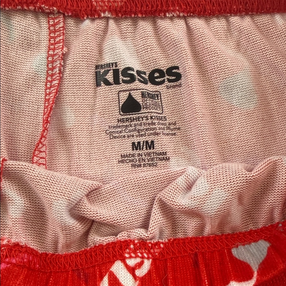 Hershey’s Kisses Red Heart-Print Women's Lounge Shorts - Picture 2 of 3